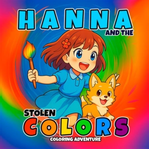 Hanna and the Stolen Colors – Fantasy Coloring Book