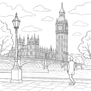 London-Coloring-Page