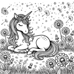 Free Printable Pages – Unicorns & Fairies Enchanted Forest