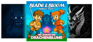Blade-&-Bloom-Malbuchreihe