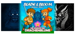 Blade-&-Bloom-Malbuchreihe