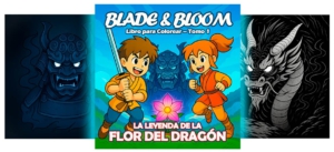 Serie de Libros para Colorear Blade & Bloom