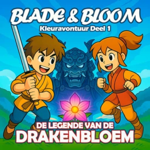 Blade & Bloom Kleurboek – Deel 1: De Legende van de Drakenbloem
