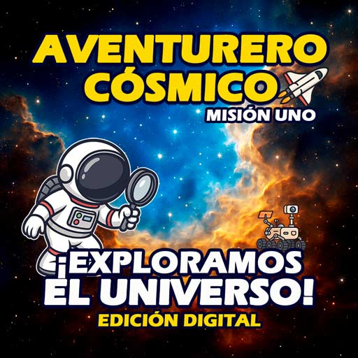 Viaja por el espacio con Funbooks.nl en tu Kindle, Android o iPhone. Un cuento digital ilustrado para niños lleno de planetas, cohetes y aventuras espaciales.