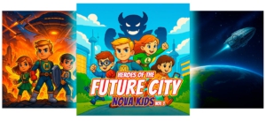 Nova Kids Coloring Book Series