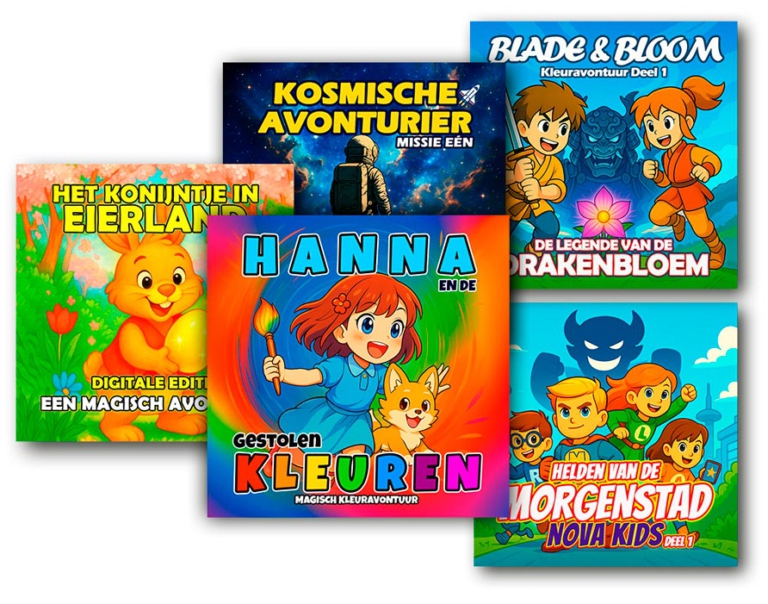 Funbooks.nl — kleurboeken, avonturenboeken, magische verhalen, manga- en animekleurplaten, eenhoornverhalen, sprookjes en anti-stress kleurboeken voor kinderen