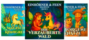 Einhörner-&-Feen-Malbuchreihe