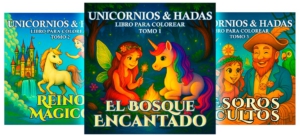 Serie de Libros para Colorear Unicornios & Hadas
