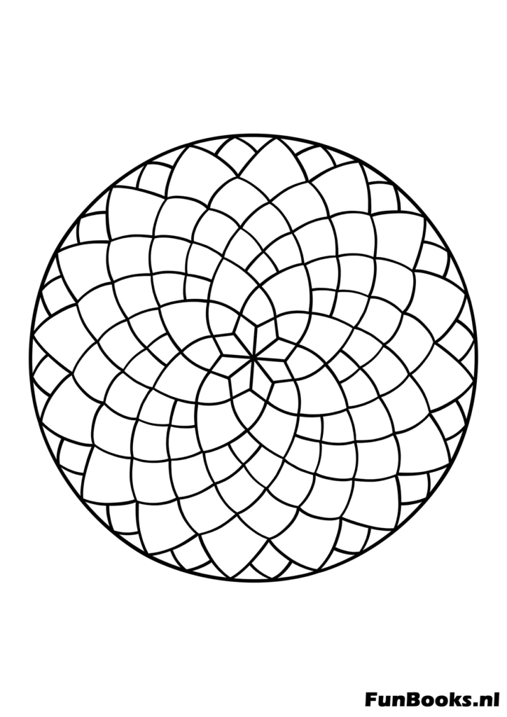 Mosaic Coloring Page 17