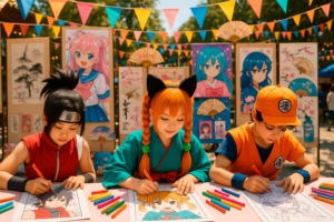 Gratis Anime Kleurplaten