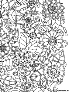 stress relief coloring printables