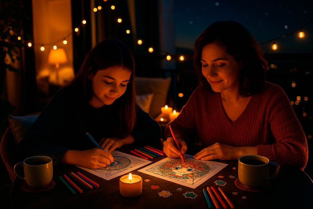 Free AntiStress Coloring Pages