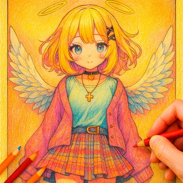 anime girls coloring pages