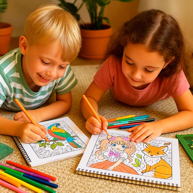 Free Printable Coloring Pages – FunBooks.nl printable coloring sheets