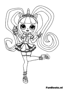 glitterpop tekening