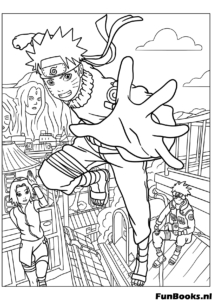 Naruto coloring sheet