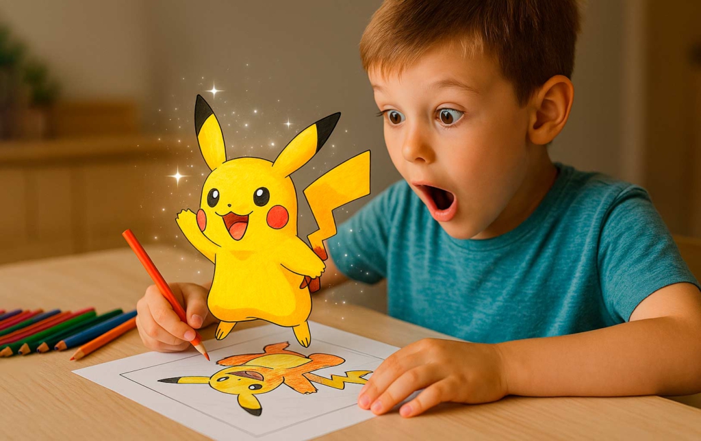 Páginas para colorear Pokémon — dibujos imprimibles gratuitos para juego imaginativo y momentos familiares.