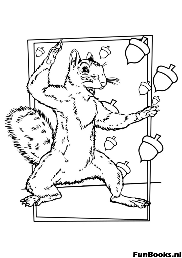 Sandy Cheeks the squirrel wearing her karate gear performing a powerful karate chop move in the air coloring page