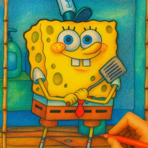 Gratis SpongeBob Kleurplaten