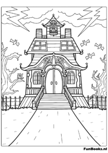 Telaraña y caramelos — dibujo fácil de Halloween, gratis para imprimir