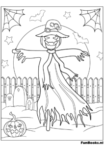 Dibujo de vampiro — imprimible de Halloween apto para niños