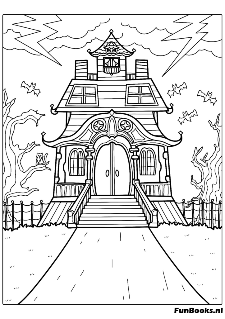 Toile d’araignée et bonbons — coloriage d’Halloween facile, gratuit à imprimer
