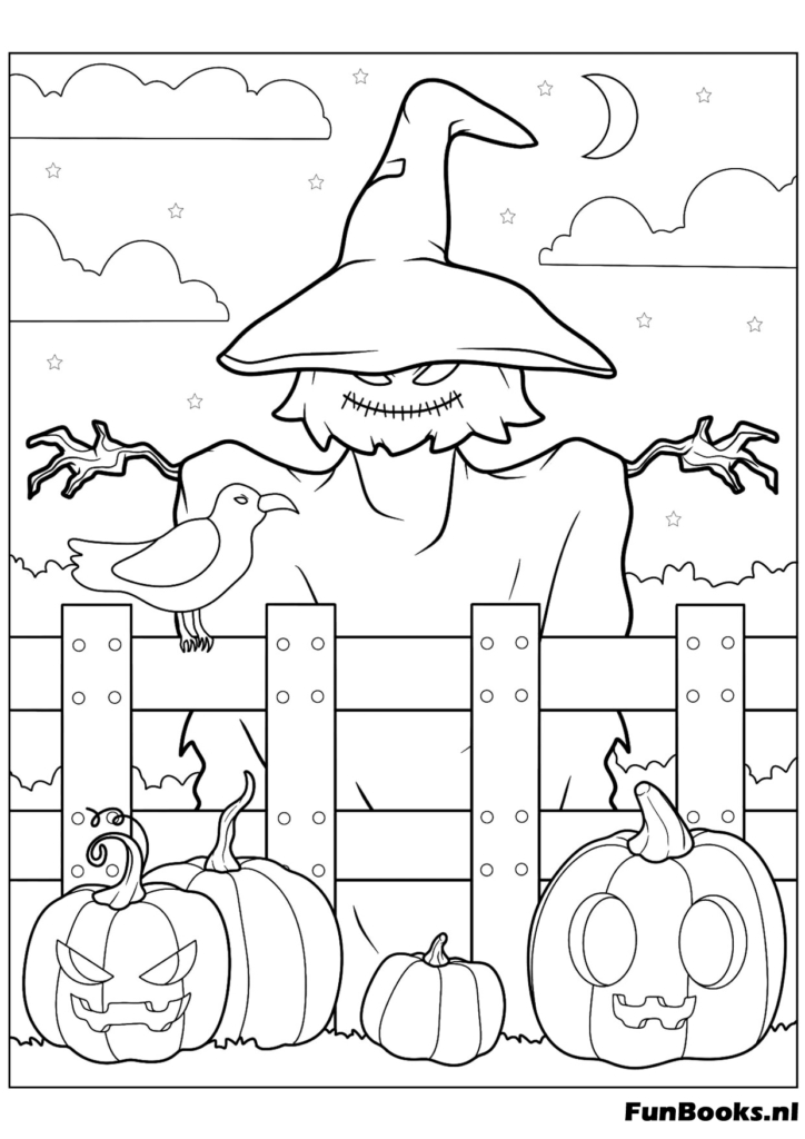 Chauves-souris et lune — coloriage d’Halloween gratuit à imprimer