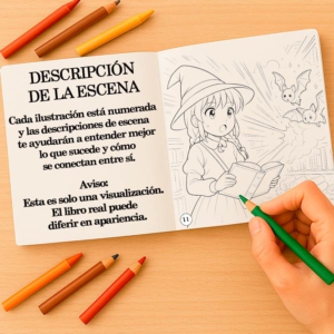 Hella y el hechizo de Halloween | Libro para colorear