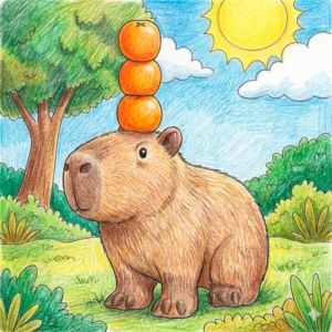 Capybara Ausmalbilder