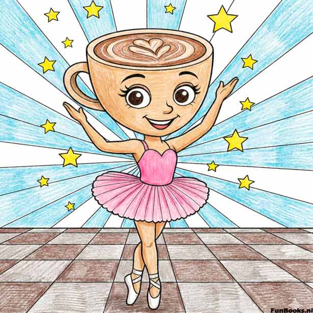 Coloriages Ballerine Cappuccino