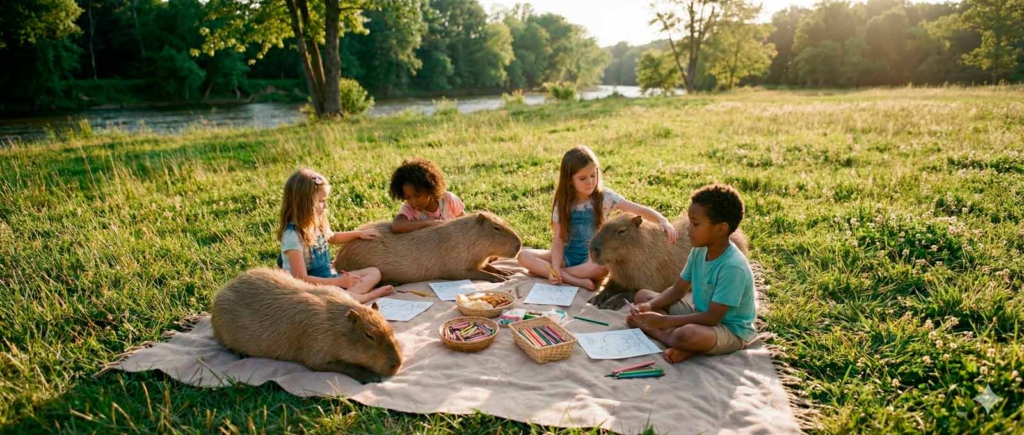 coloriages capybara, coloriages capybara gratuits, coloriages capybara imprimables, coloriages animaux relaxants, coloriages capybara mignons