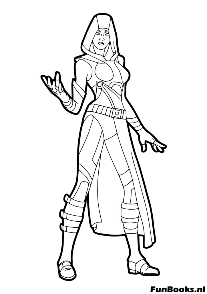 Coloriage skin Fortnite personnalisable