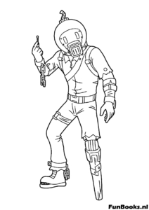 Feuille de coloriage Fortnite pour garçons et filles