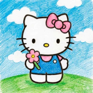 Coloriages Hello Kitty