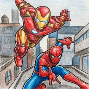 Coloriages Iron Man