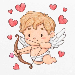 Dibujos de Amor y Corazones Para Colorear Gratis