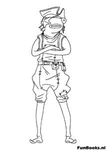 Dibujo de Fortnite inspirado en personajes de Epic Games