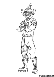 Dibujo de cáscara Fortnite Salvar el Mundo