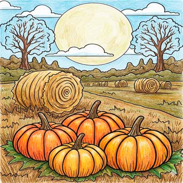 dibujos de otoño, dibujos de otoño gratis, colorear calabazas, animales del bosque lindos, dibujos de halloween