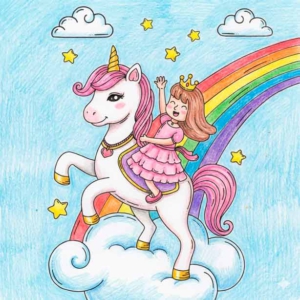 Dibujos de Unicornios Para Colorear Gratis