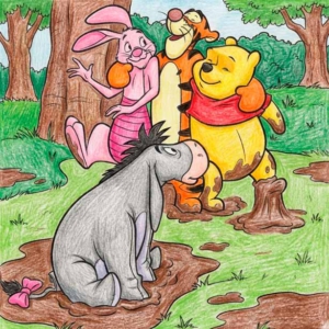 Dibujos de Winnie the Pooh Para Colorear Gratis