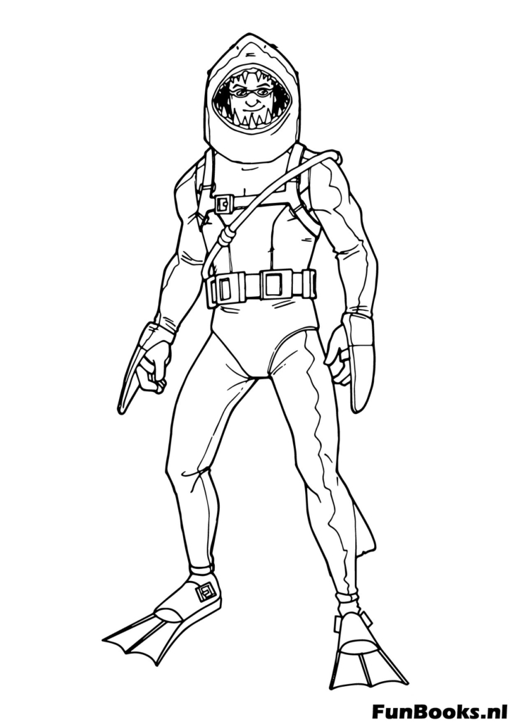 Fortnite Squad mode coloring page