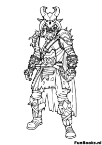 Fortnite coloring pages for console and PC gamers