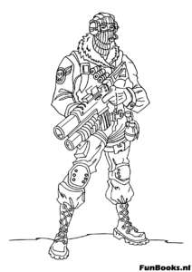 Vibrant Fortnite graphics coloring page