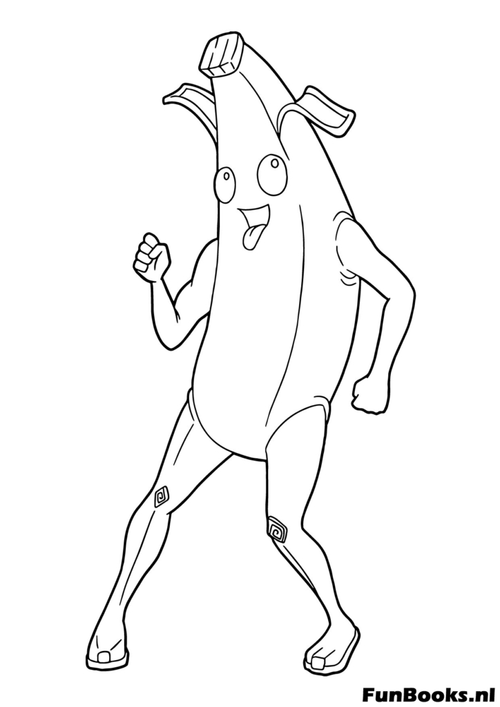 Fortnite Creative mode eiland ontwerp kleurplaat