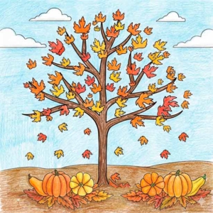 Free Autumn Coloring Pages