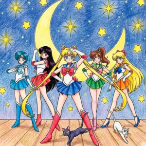 Gratis Sailor Moon Kleurplaten