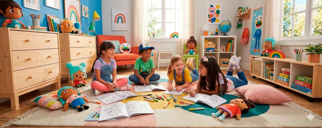 toca boca kleurplaten, gratis toca life world kleurplaten, printbare toca boca personages, rita en leon kleurplaten, toca boca esthetische kleurplaten