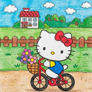 Hello Kitty Ausmalbilder