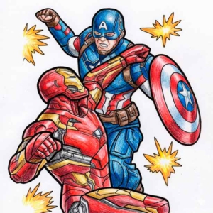 Iron Man Ausmalbilder